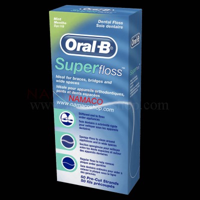 Oral-B Super Floss waxed mint 50pcs